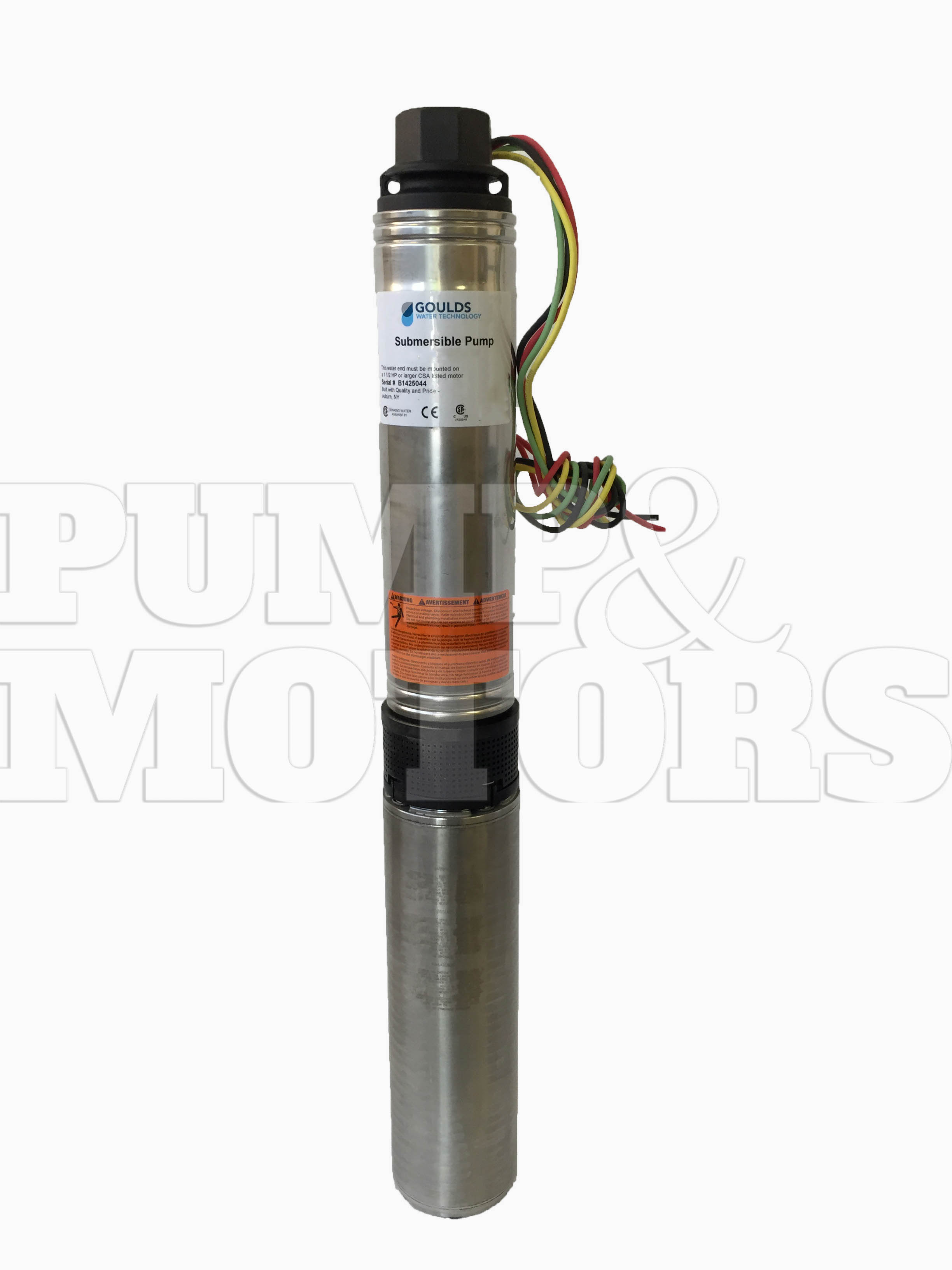 Goulds 225H20 6 6" Submersible Water Well Pump End 225GPM 20HP